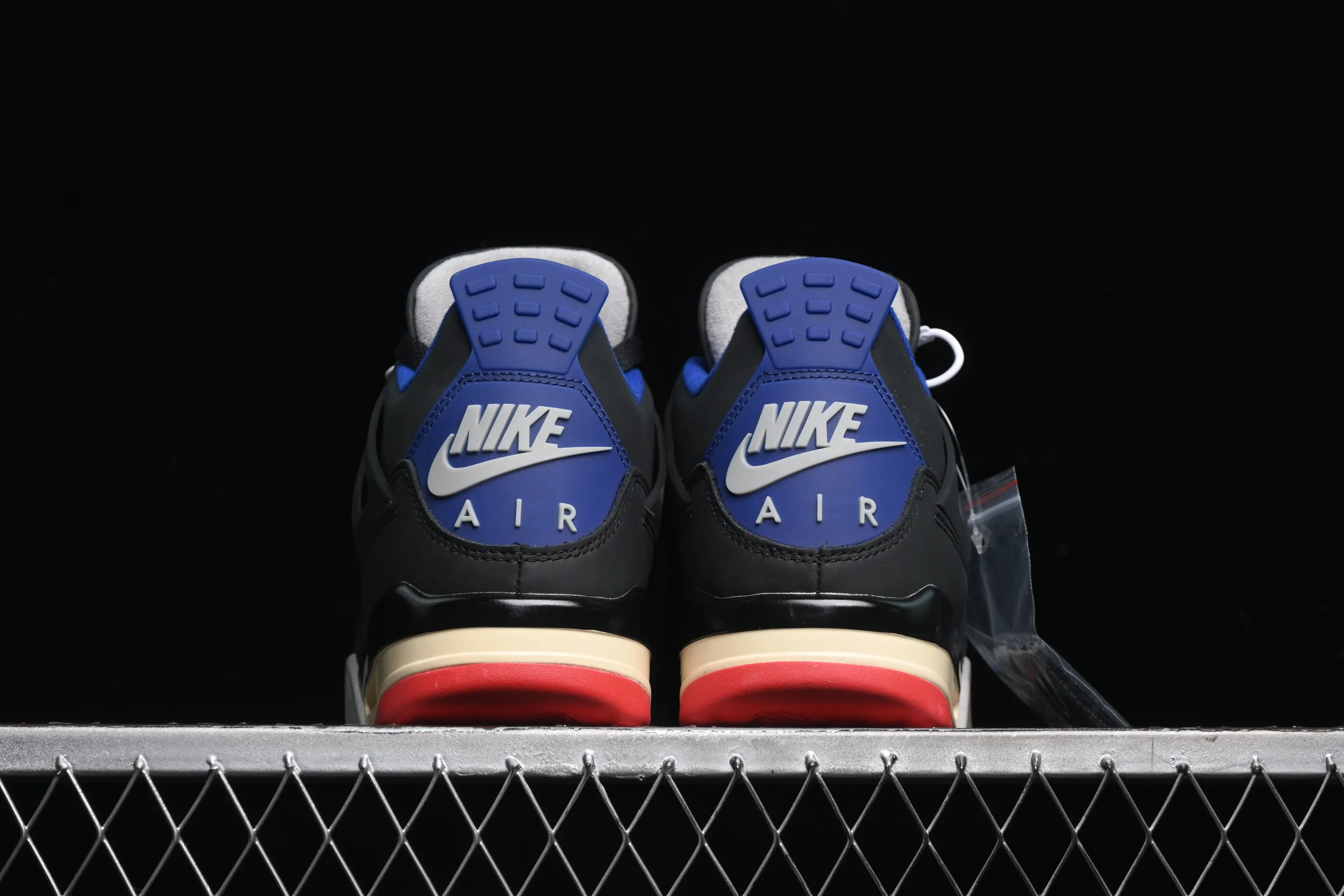 All categories Air Jordan Jordan series basketball shoes Air Jordan 4 Air Jordan 4 Retro "Lase" AJ4 Joe 4 black gray blue color FV5029-003